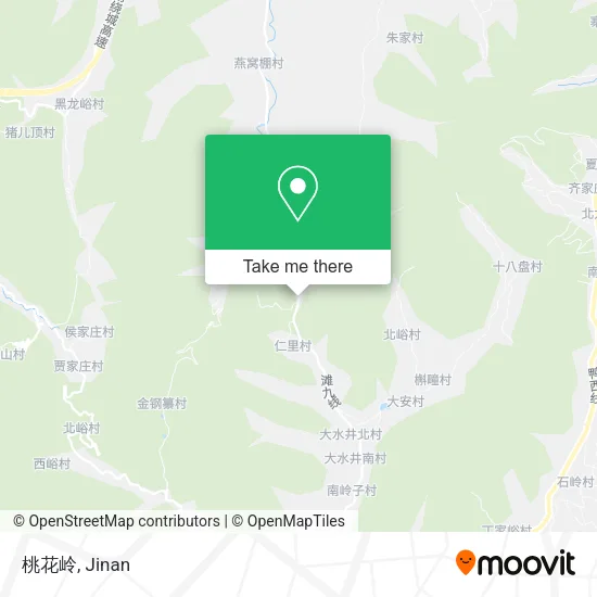 桃花岭 map