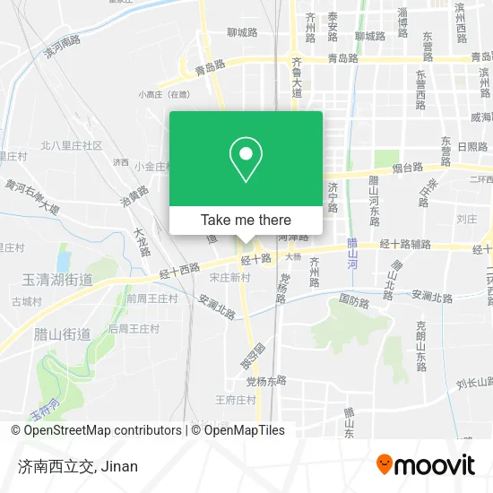 济南西立交 map