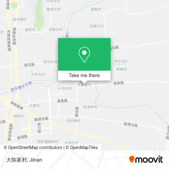 大陈家村 map