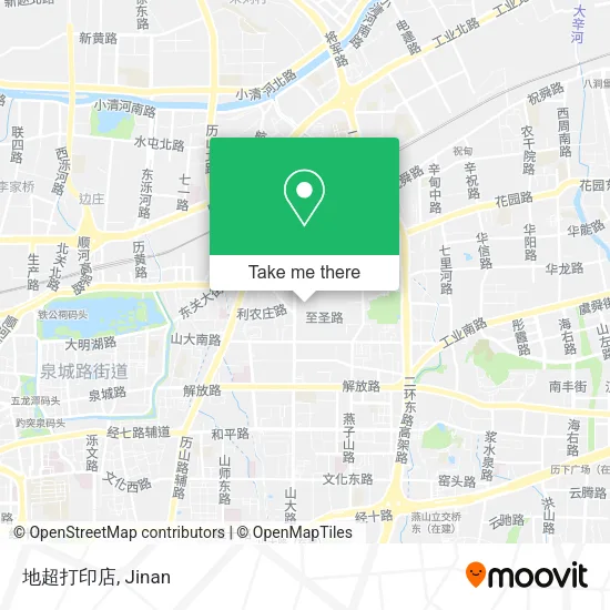 地超打印店 map