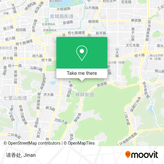 请香处 map