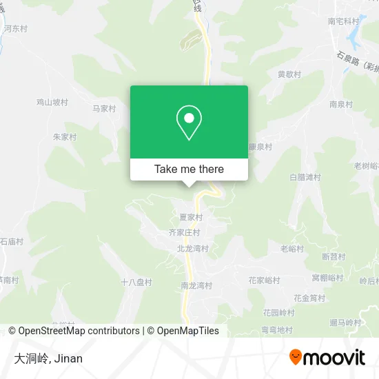 大洞岭 map