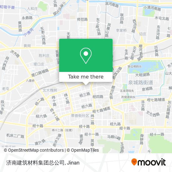 济南建筑材料集团总公司 map