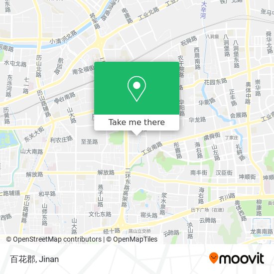 百花郡 map