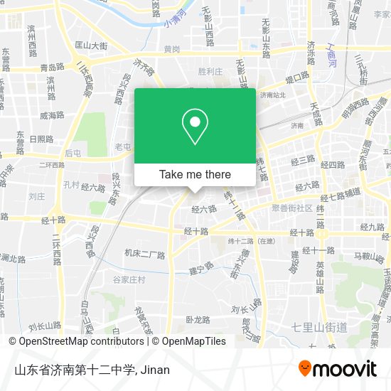 山东省济南第十二中学 map