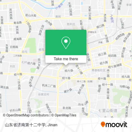 山东省济南第十二中学 map