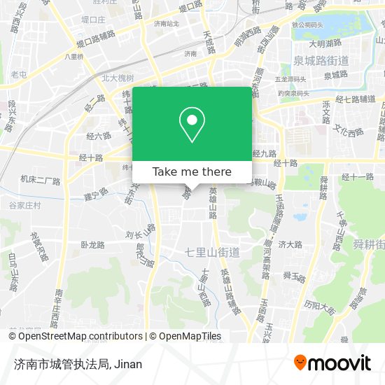 济南市城管执法局 map