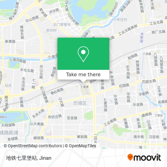 地铁七里堡站 map