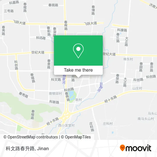 科文路春升路 map
