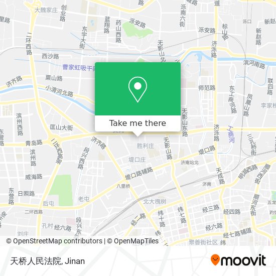 天桥人民法院 map