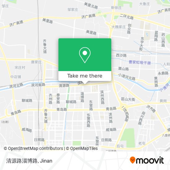 清源路淄博路 map