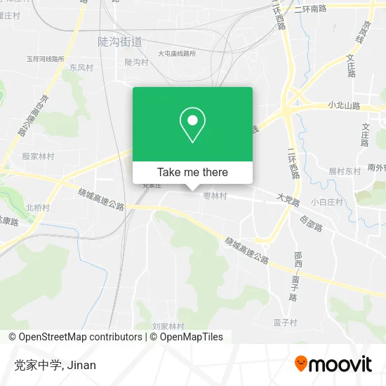 党家中学 map