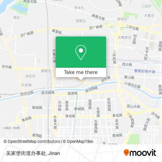 吴家堡街道办事处 map