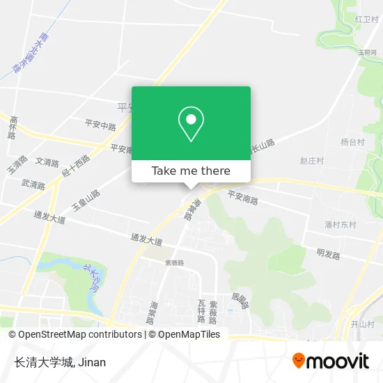 长清大学城 map