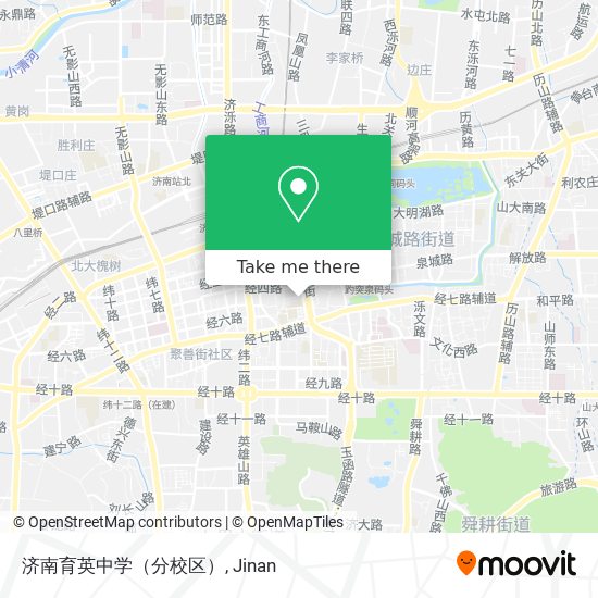 济南育英中学（分校区） map
