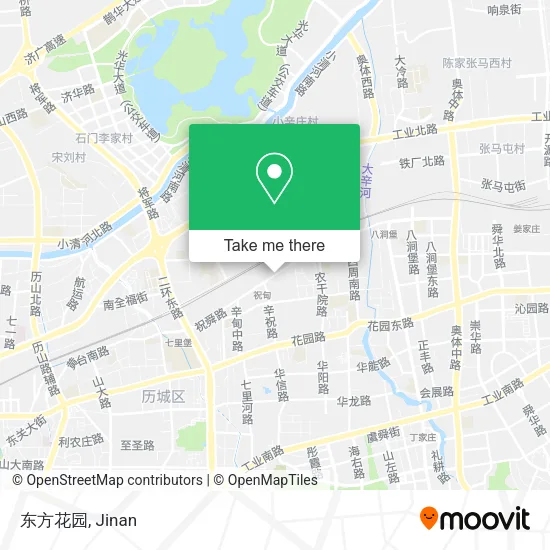 东方花园 map