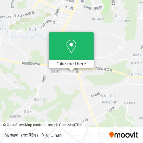济南南（大涧沟）立交 map