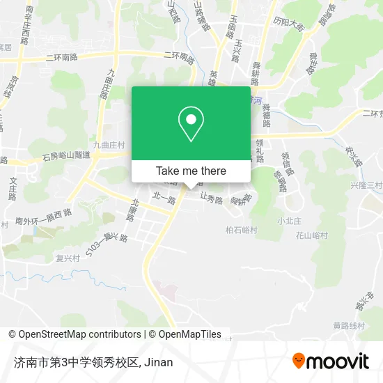 济南市第3中学领秀校区 map