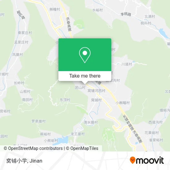 窝铺小学 map