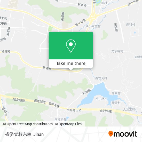 省委党校东校 map