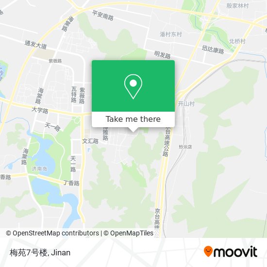 梅苑7号楼 map
