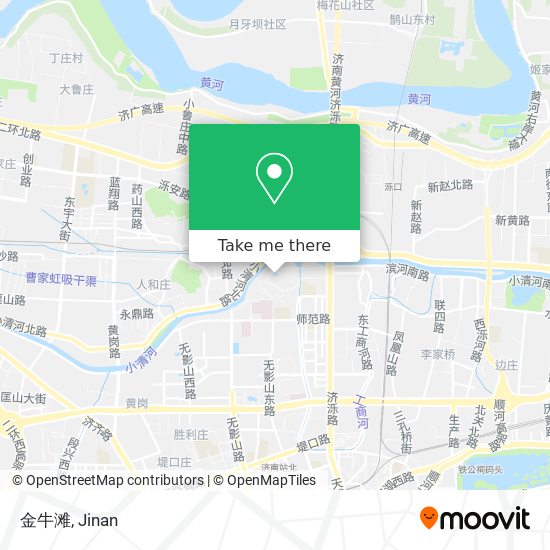 金牛滩 map