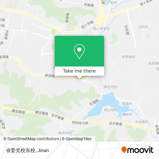 省委党校东校 map