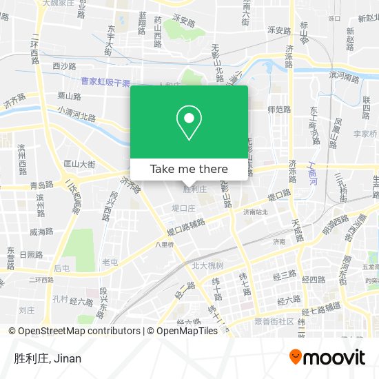 胜利庄 map