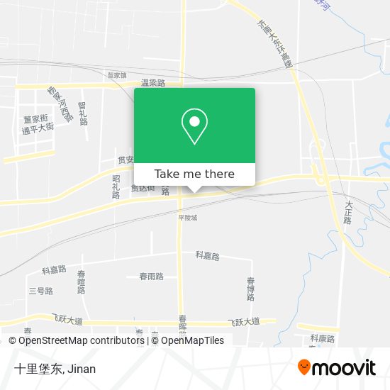 十里堡东 map