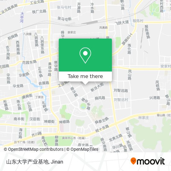 山东大学产业基地 map