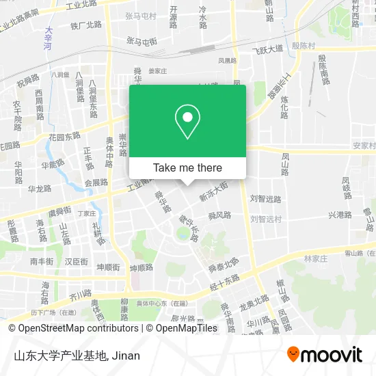山东大学产业基地 map