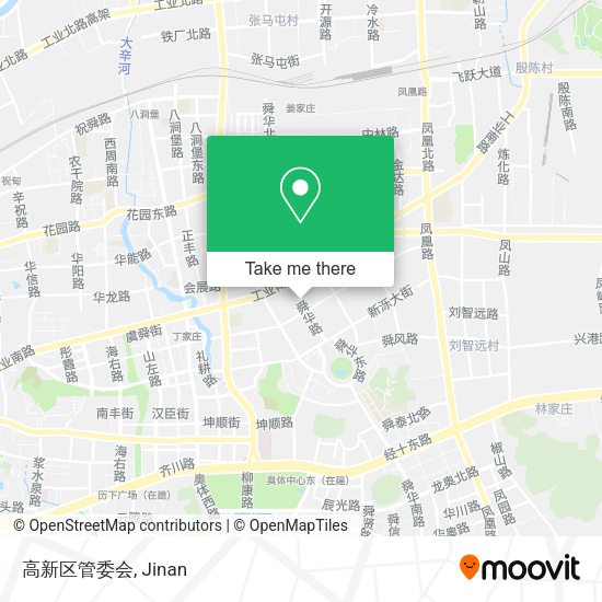 高新区管委会 map