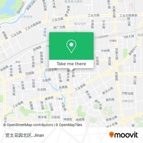 贤文花园北区 map