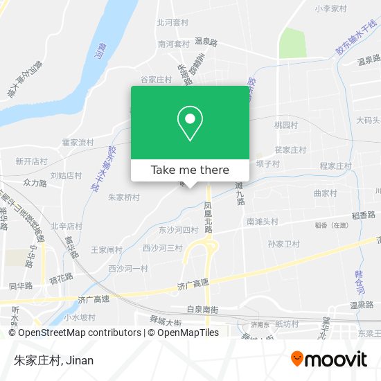 朱家庄村 map