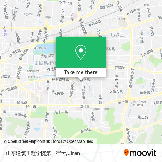 山东建筑工程学院第一宿舍 map