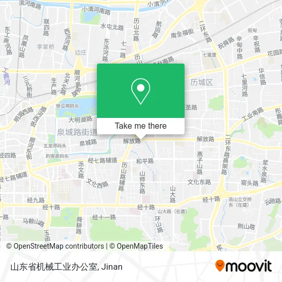 山东省机械工业办公室 map