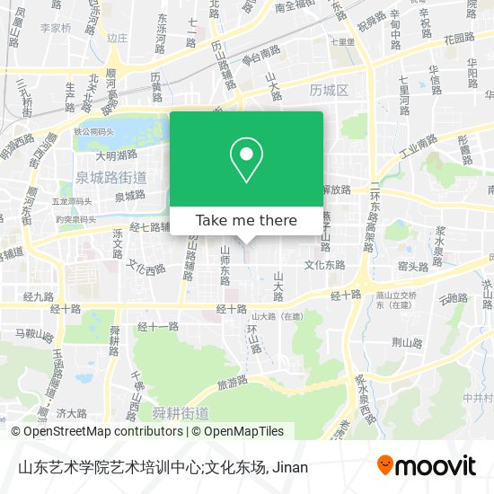 山东艺术学院艺术培训中心;文化东场 map