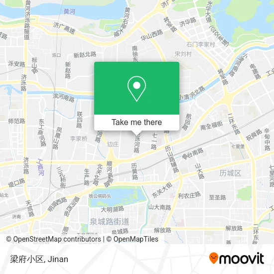 梁府小区 map