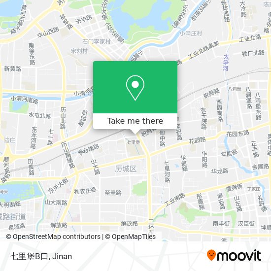 七里堡B口 map