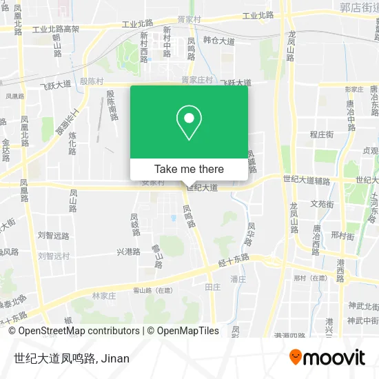 世纪大道凤鸣路 map