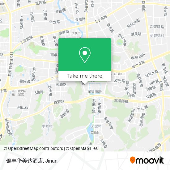 银丰华美达酒店 map