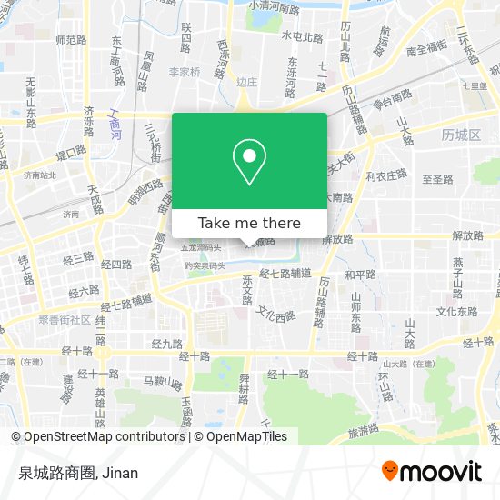 泉城路商圈 map