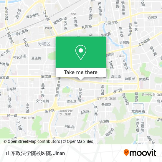 山东政法学院校医院 map