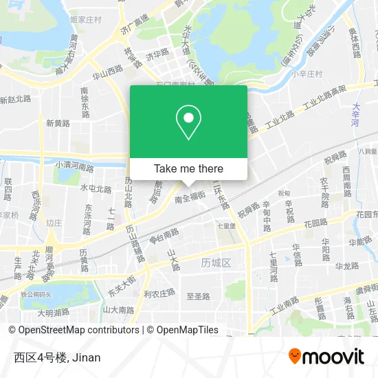 西区4号楼 map