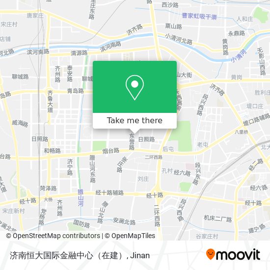 济南恒大国际金融中心（在建） map