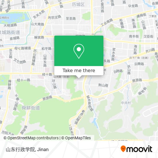 山东行政学院 map