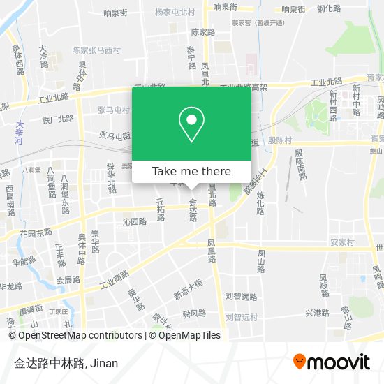 金达路中林路 map