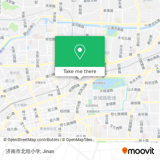 济南市北坦小学 map