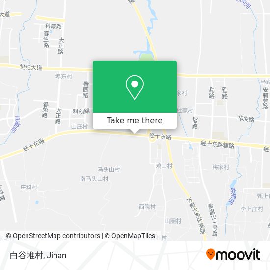 白谷堆村 map