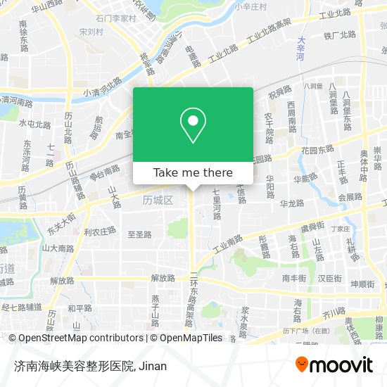 济南海峡美容整形医院 map